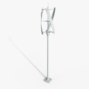 3D model Vertical turbine