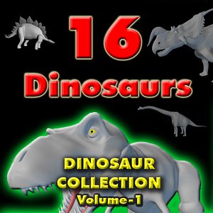 dinosaur collection-volume 1 triceratops 3d model