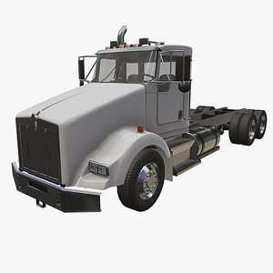 3D Kenworth T800 Chassis model