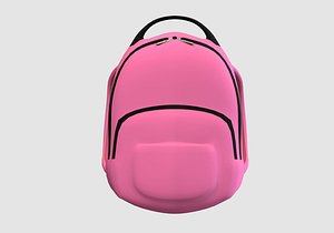 cute pink backpack model