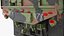 军用货运卡车 OshKosh MTVR MK23 布满灰尘