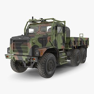 military cargo truck oshkosh 3D model