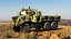 军用货运卡车 OshKosh MTVR MK23 布满灰尘