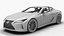 3D Lexus and Mercedes car collection model