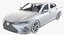 3D Lexus and Mercedes car collection model