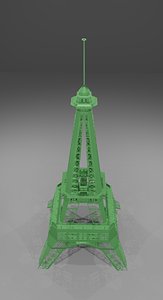 eiffel tower 3D model
