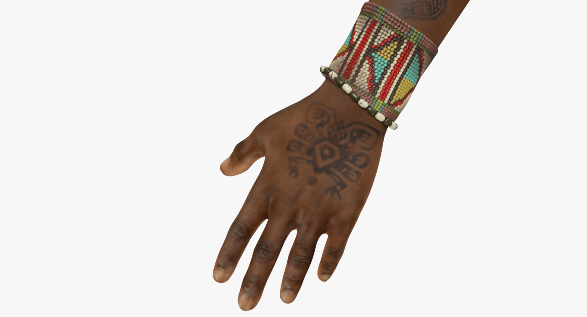 Tattooed Hands 3D Model - TurboSquid 1190254