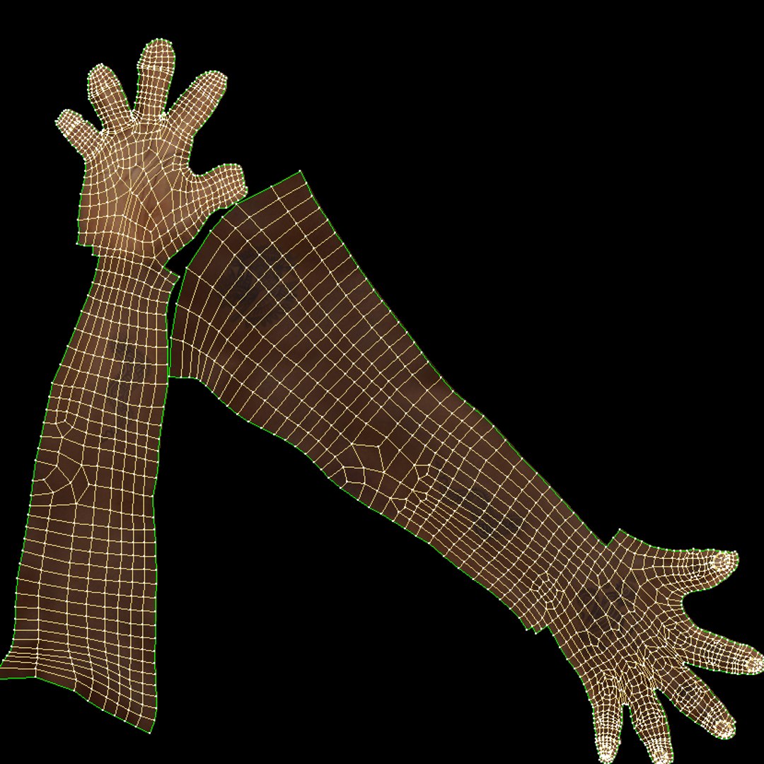Tattooed Hands 3D Model - TurboSquid 1190254