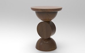 3D Shale Side Table model