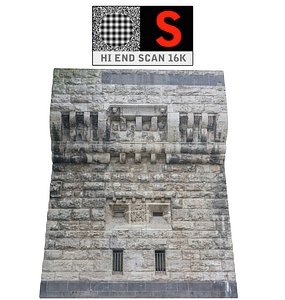 3d model walls medieval