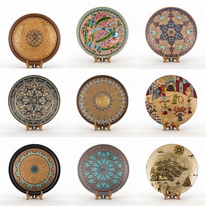 Traditional Hand Made Ornament Plate Collection