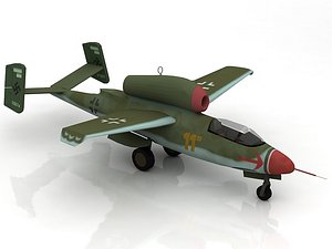 Heinkel He 162 Volksjaeger V01 3D model