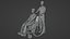 Nursing care set person and wheelchair