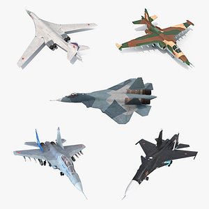 3D model russian millitary airplanes 2