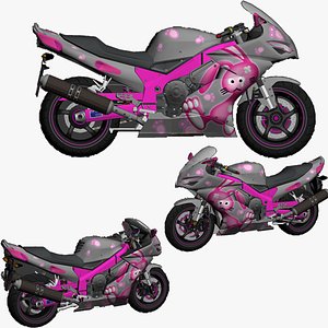 Heavy-Sport-Bike-013 3D model