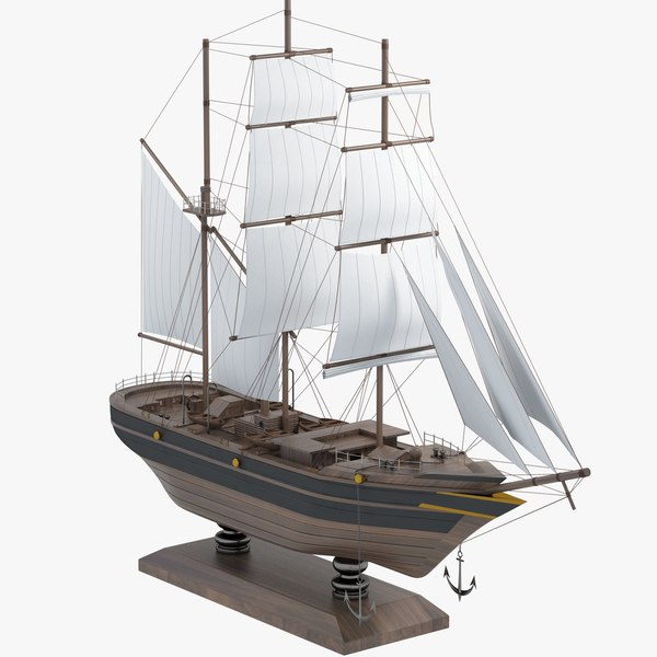 帆船微型3D模型- TurboSquid 1068394