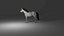 Caballo blanco manipulado y animado