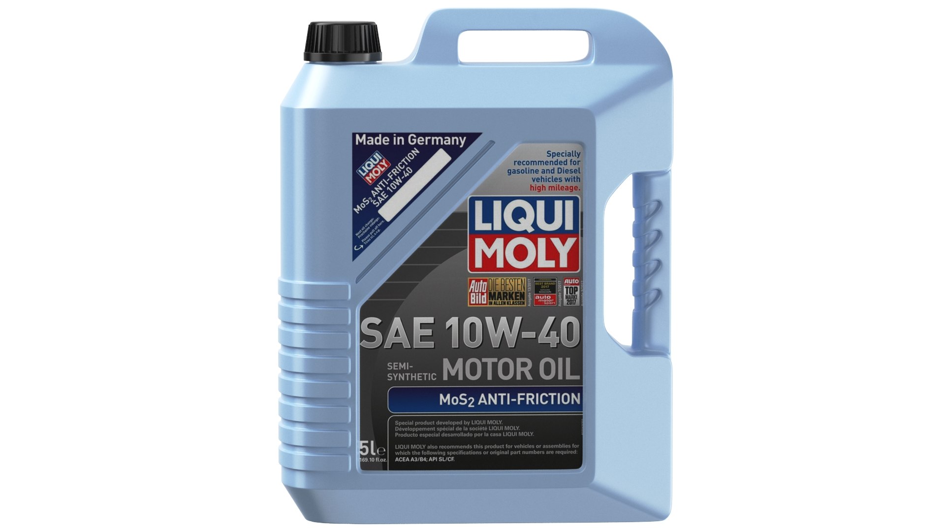 3D model Liqui Moly Motor Oil Bottle TurboSquid 2033491