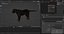 Fur Black Panther Rigged and Animation in Blender