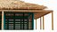 3D model bamboo shelter bungalo