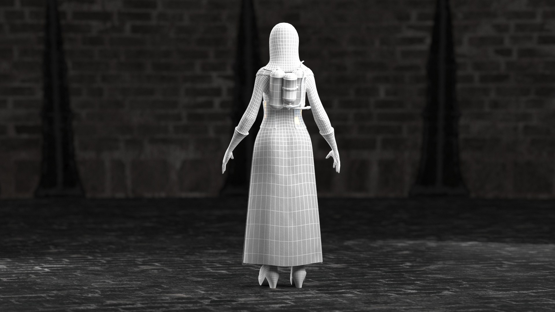 Steampunk Nurse 3D model https://p.turbosquid.com/ts-thumb/hZ/vFCb6c/wH/wireframe_03/jpg/1624097064/1920x1080/fit_q87/7d1e0af7141d1b40f8c6c02526f4a4cbf883f08d/wireframe_03.jpg
