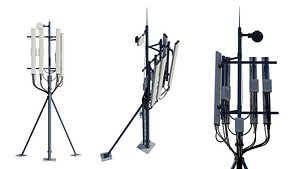 Telecommunication Tower 3D model