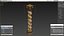 3D Baroque Twisted Column model