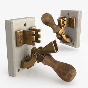 Industrial Power Switch 3D model