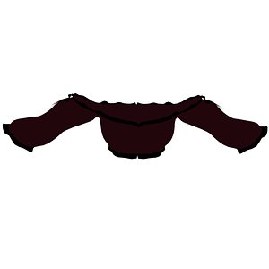 3D Cute Anime Crop Top Vrchat model