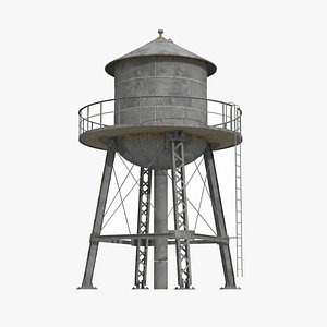 water tower 3D model