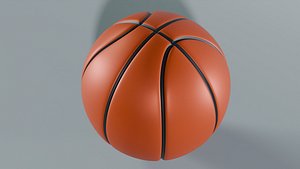 3D Sports Basketball 3D Model Game-Ready model