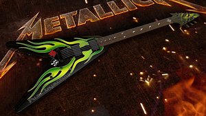 3d metallica james hetfield esp