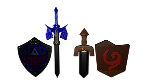 zelda weapons 3D