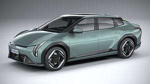 3D Kia EV4 2026 model