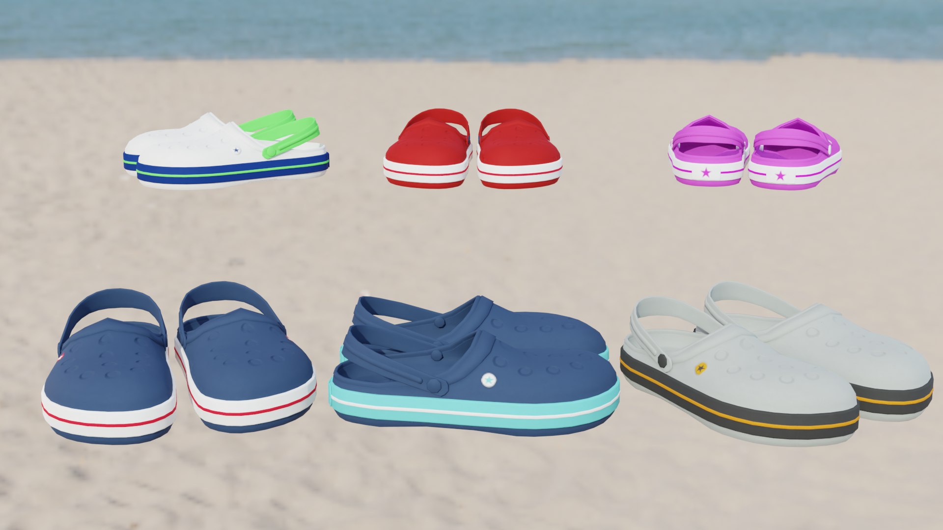 3D Clogs - TurboSquid 1612458