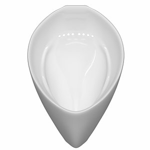 Urinal 3D model Modeled in 3ds max