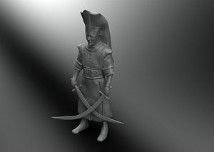 3D OTTOMAN JENISSARY model