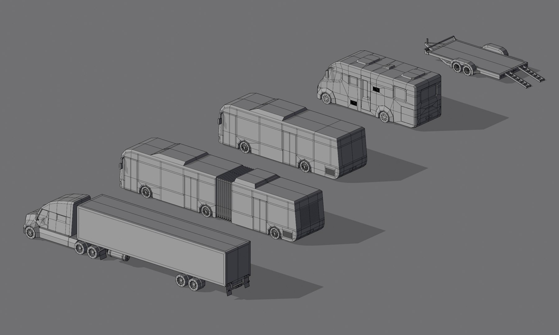 Stylized Lowpoly Vehicles 3D Model - TurboSquid 2249304