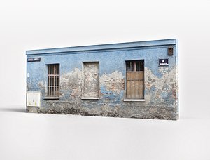 Abandoned Old House-Building Asset Low-poly
