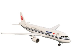 Air China Airbus A320 200 3D model