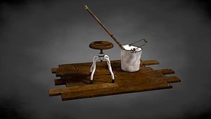 stool bucket 3D model