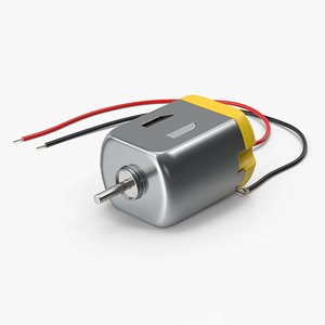 3D Toy Motor With Cable model