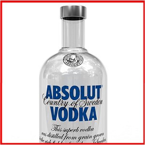 Absolut Vodka Bottle