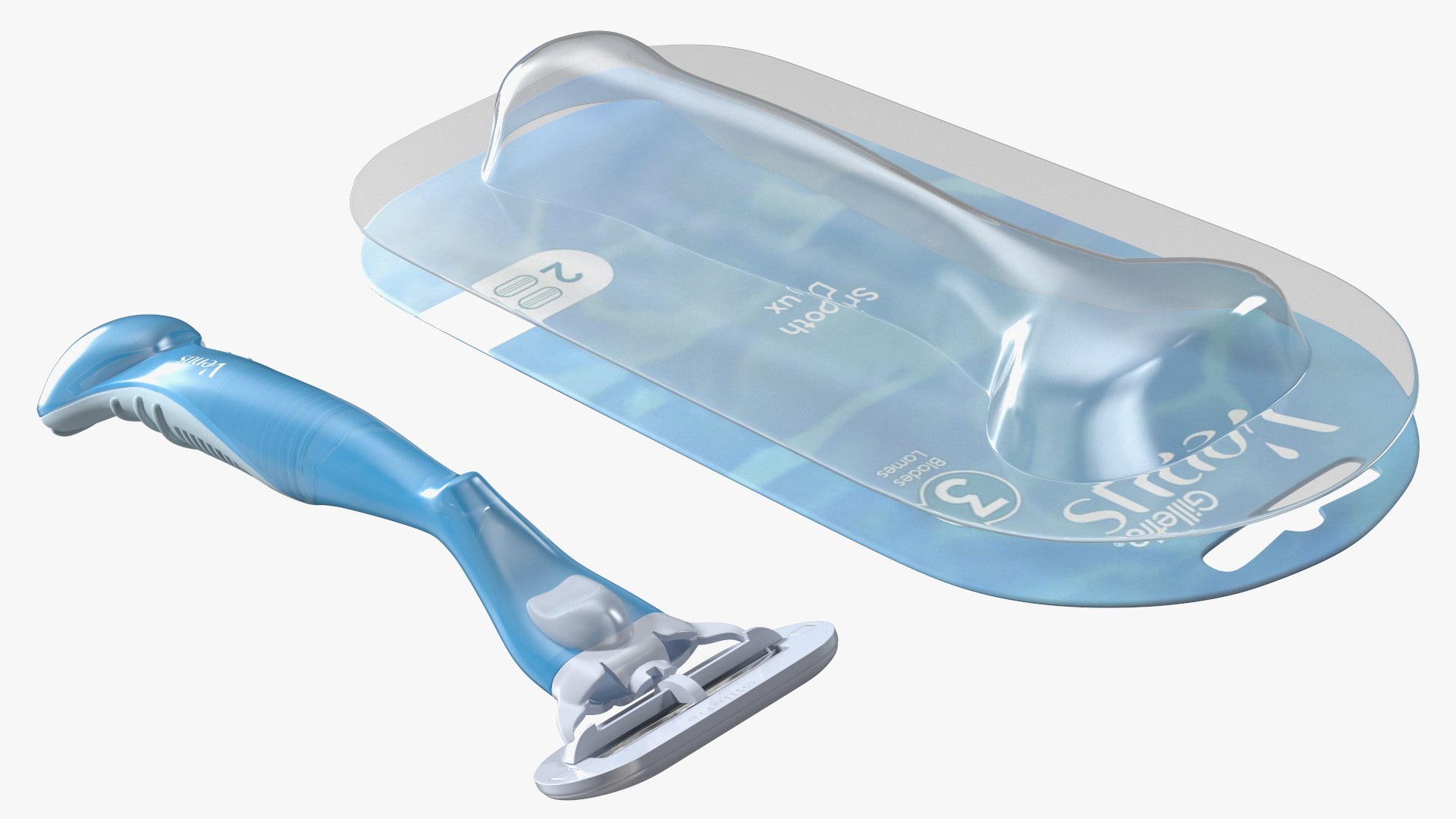 3D Razor Gillette Venus with Package - TurboSquid 2041639