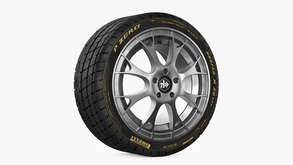 3D Car Tire with Rim - TurboSquid 1783023