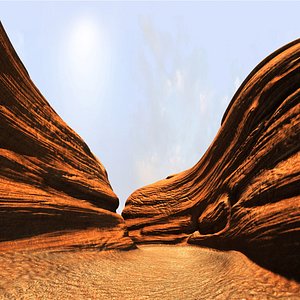 Cartoon Arizona Canyon