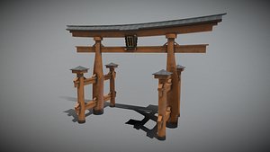 Itsukashima Shrine Torii Gate