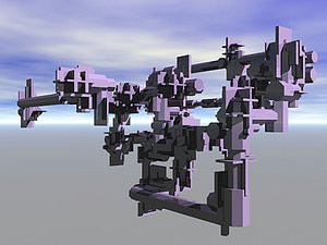 breeder reactor nuclear 3d obj