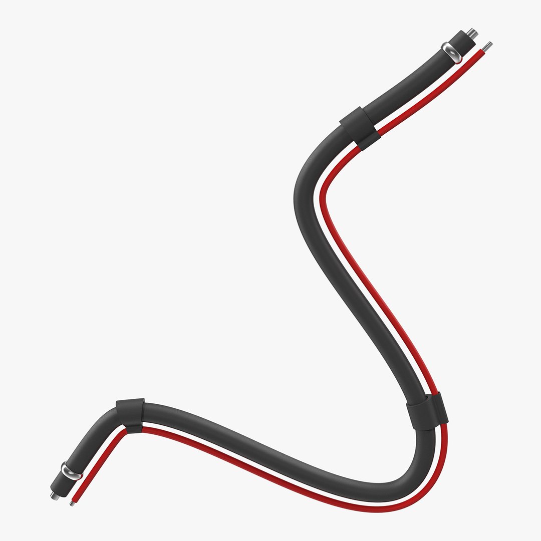 Industrial Cable 5 3D model preview