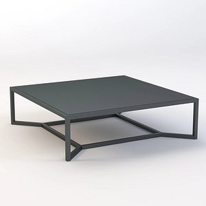 Bloc 4881 Low Coffee Table by Gloster 3D